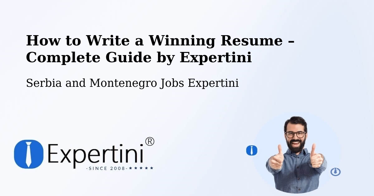 Resume Writing Guide for Job Seekers – Ajax - Ajax, Serbia and Montenegro Jobs Expertini